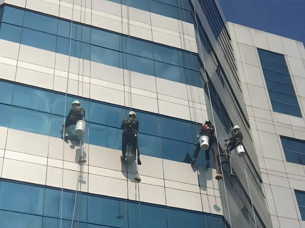 Vertical Pro high-rise building cleaning project in Malaysia
