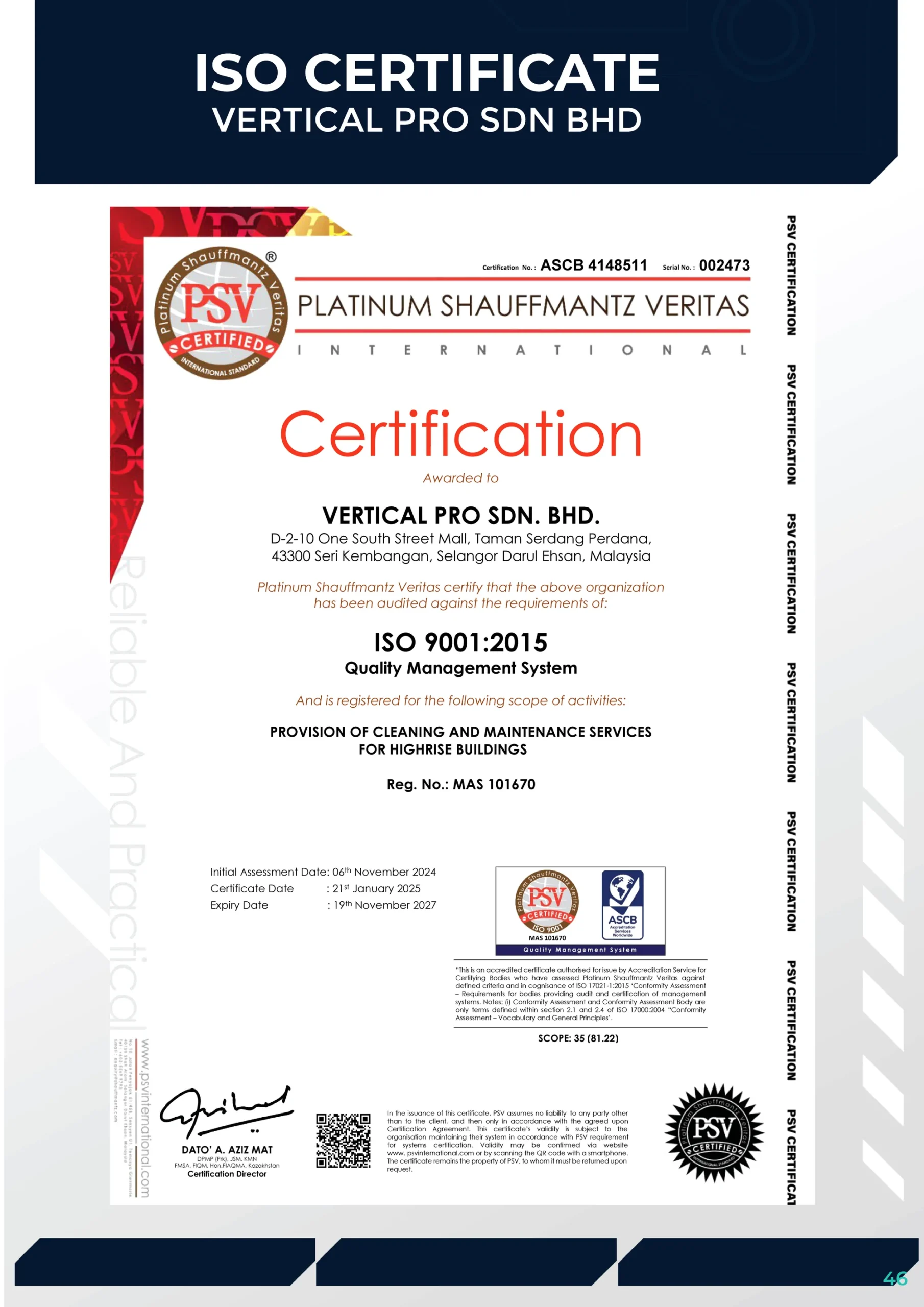 Vertical Pro Company Profile — page 46 of 52