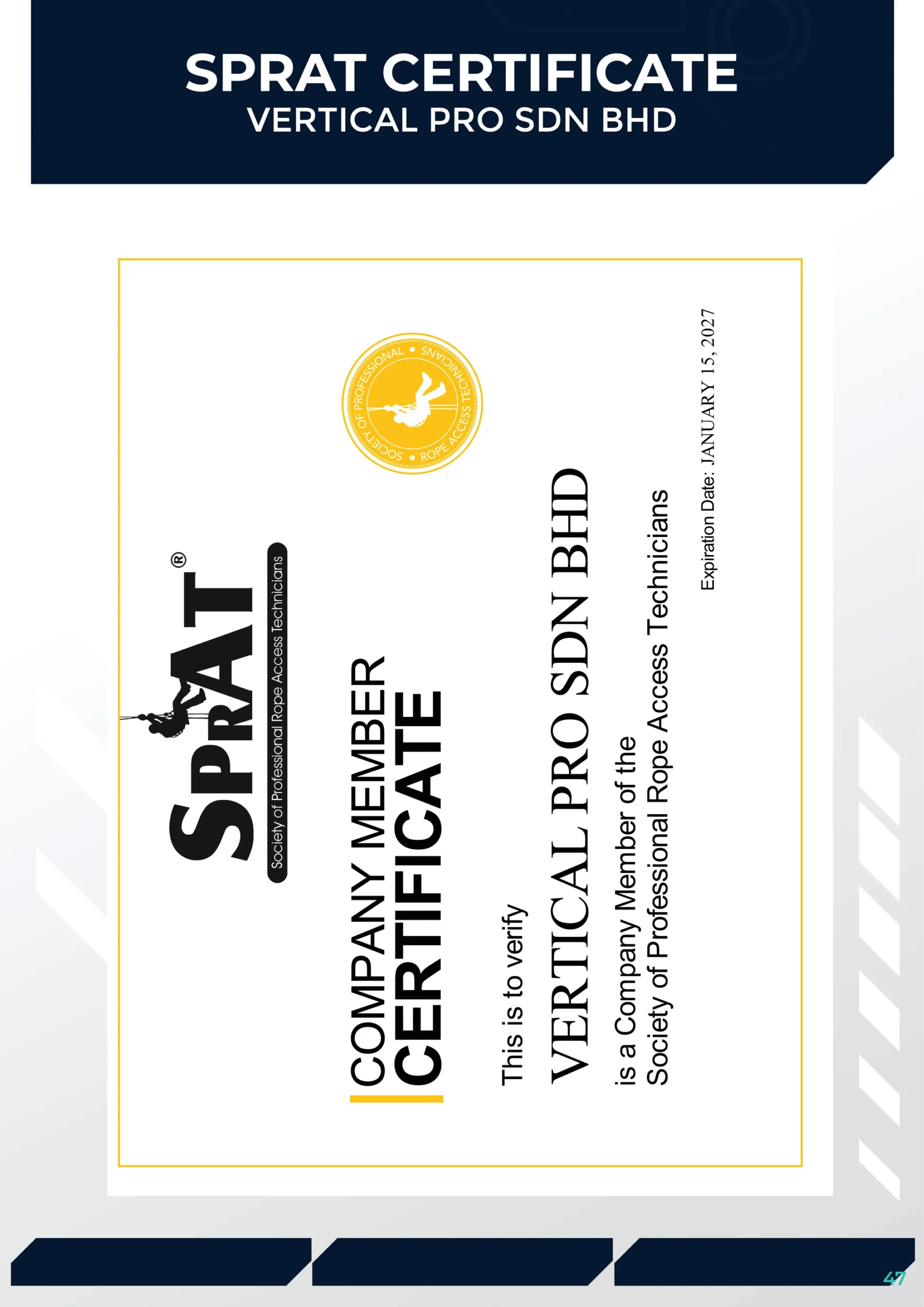 Vertical Pro Company Profile — page 47 of 52