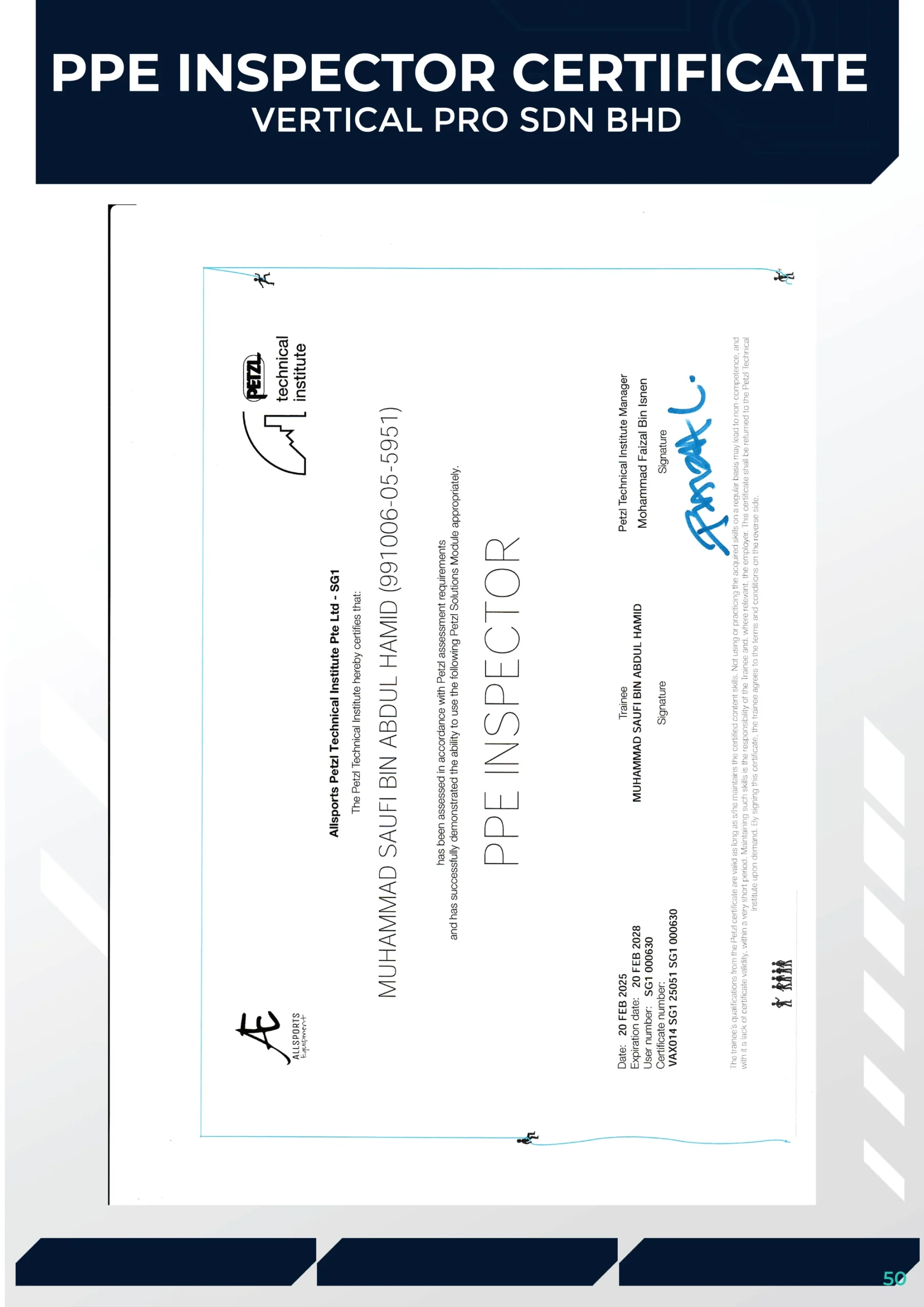 Vertical Pro Company Profile — page 50 of 52