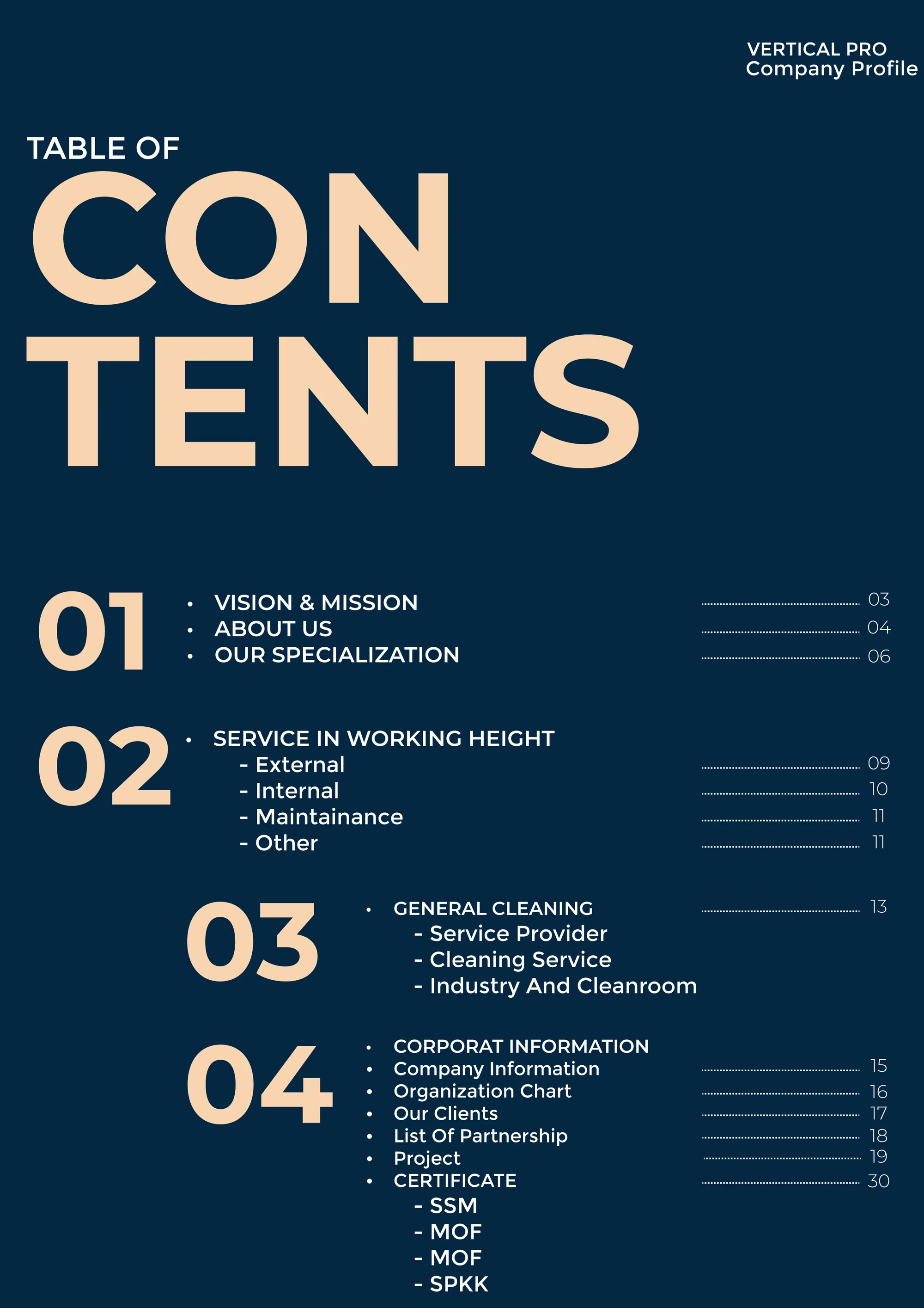 Vertical Pro Company Profile — page 2 of 40